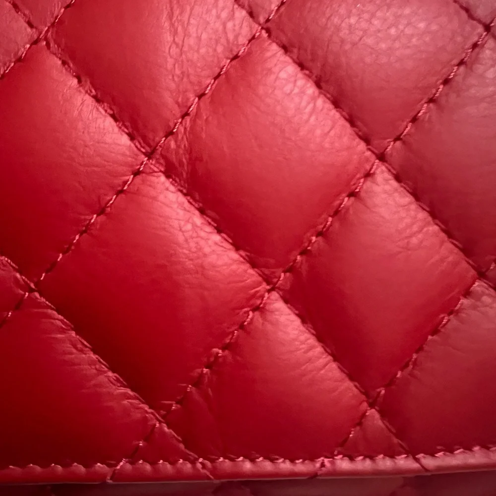 NEW Italian Leather RED Purse! NWT! - Picture 3 of 9
